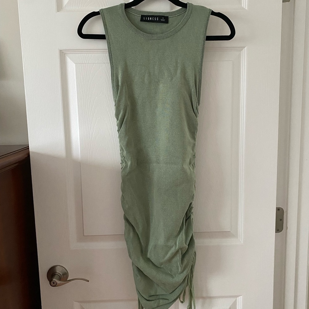 Lioness Military Minds mini dress Green